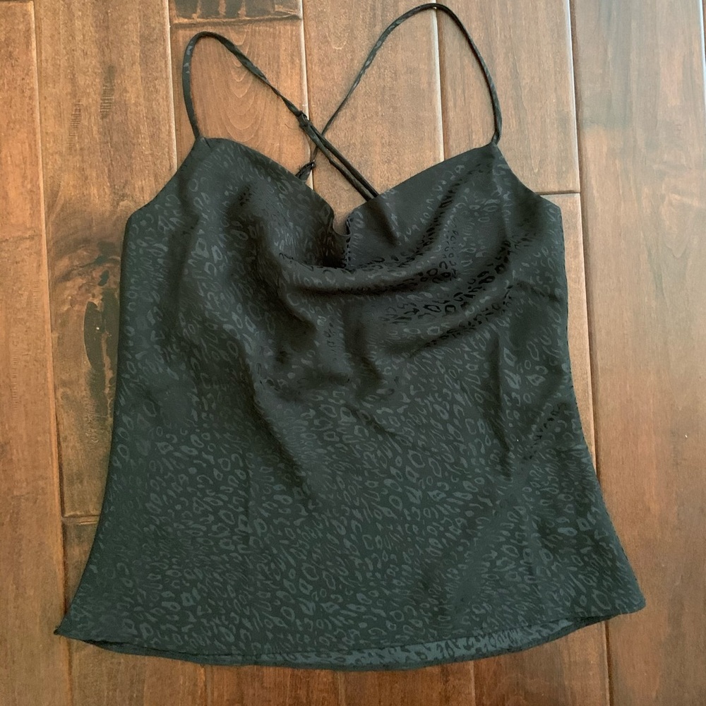 Nordstrom black cheetah print tank